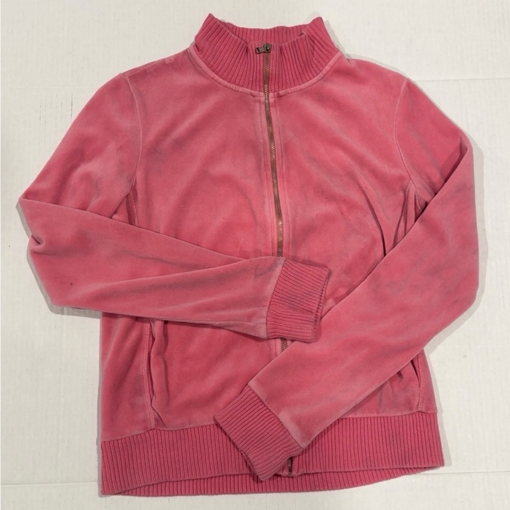Express Pink Zip-Up Sweatshirt